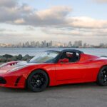 Tesla flying Roadster
